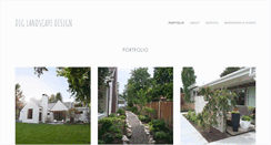 Desktop Screenshot of dig-landscape.com